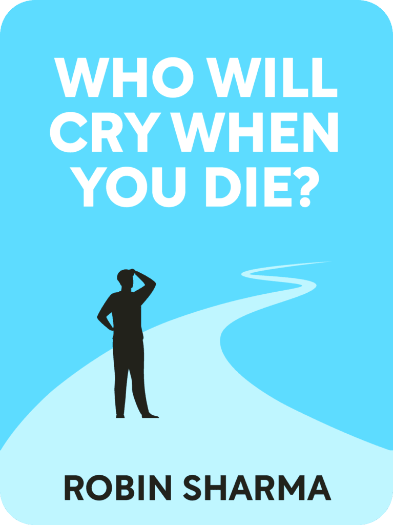 who will cry when you die